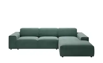 Gray & Jones Ecksofa Baltic Breeze Tannengrün rechts Cordstoff Armlehne Typ 2