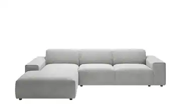 Gray & Jones Ecksofa Baltic Breeze Grau links Cordstoff Armlehne Typ 2