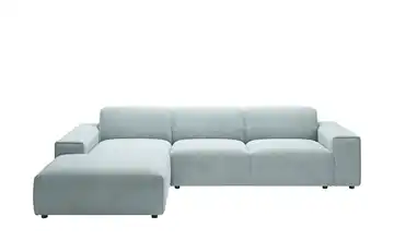 Gray & Jones Ecksofa Baltic Breeze Hellblau links Cordstoff Armlehne Typ 2