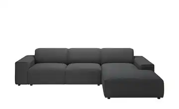 Gray & Jones Ecksofa Baltic Breeze Anthrazit rechts Mikrofaser Armlehne Typ 2