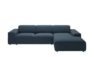 Gray & Jones Ecksofa Baltic Breeze Dunkelblau rechts Mikrofaser Armlehne Typ 2