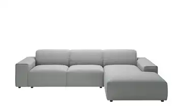 Gray & Jones Ecksofa Baltic Breeze Grau rechts Mikrofaser Armlehne Typ 2