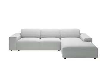 Gray & Jones Ecksofa Baltic Breeze Hellgrau rechts Mikrofaser Armlehne Typ 2