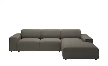 Gray & Jones Ecksofa Baltic Breeze Steingrau rechts Mikrofaser Armlehne Typ 2