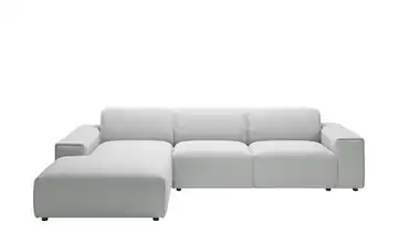 Gray & Jones Ecksofa Baltic Breeze Hellgrau links Mikrofaser Armlehne Typ 2