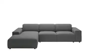 Gray & Jones Ecksofa Baltic Breeze Dunkelgrau links Mikrofaser Armlehne Typ 2