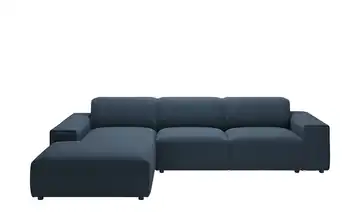 Gray & Jones Ecksofa Baltic Breeze Dunkelblau links Mikrofaser Armlehne Typ 2