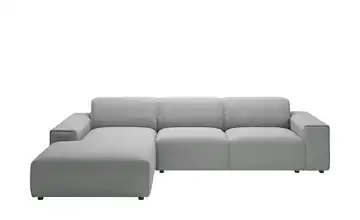 Gray & Jones Ecksofa Baltic Breeze Grau links Mikrofaser Armlehne Typ 2