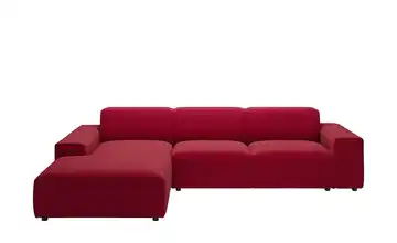 Gray & Jones Ecksofa Baltic Breeze Rot links Mikrofaser Armlehne Typ 2