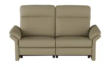 Einzelsofa Leder Mayla Olivgrün 194 cm ohne