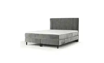 Boxbett Grau 120x200 cm H2
