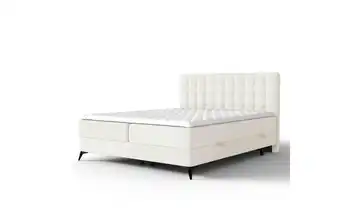 Boxbett mit Stauraum 142 cm 140x200 cm Creme