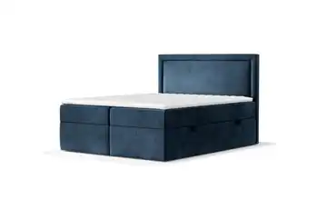 Boxbett mit Stauraum Marineblau 122 cm 120x200 cm