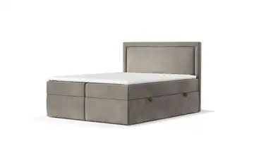 Boxbett mit Stauraum Braun 142 cm 140x200 cm
