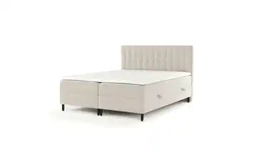 Boxbett mit Stauraum Beige 142 cm 140x200 cm