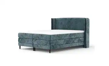 Boxbett 158 cm Blau 140x200 cm