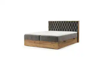 Boxbett mit Stauraum 140x200 cm Braun 149 cm