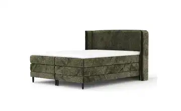 Boxbett 158 cm Olivgrün 140x200 cm