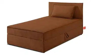 KONSIMO Boxbett Roti Rostrot 100x200 cm