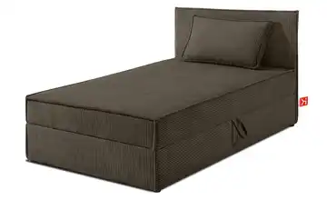 KONSIMO Boxbett Roti Braun 100x200 cm