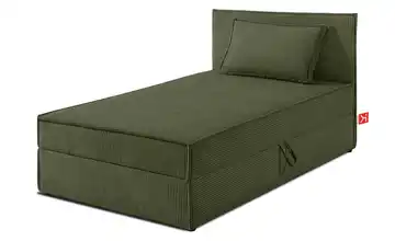 KONSIMO Boxbett Roti Olivgrün 90x200 cm