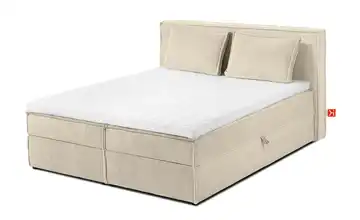 KONSIMO Boxbett 140x200 cm Creme
