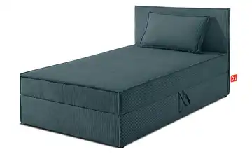 KONSIMO Boxbett Roti Blau 100x200 cm