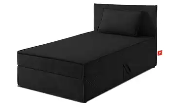 KONSIMO Boxbett Roti Schwarz 80x200 cm