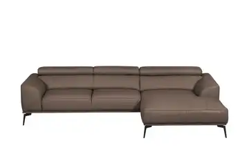 Ecksofa Atlanta Braun rechts Grundfunktion