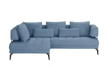 switch Ecksofa Giotto Hellblau links ohne