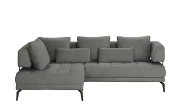 switch Ecksofa Giotto Grau links ohne