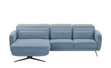 switch Ecksofa Barillo Denimblau links Erweiterte Funktion