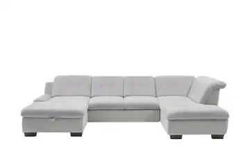 Lounge Collection Wohnlandschaft Davinci Silbergrau rechts Erweiterte Funktion