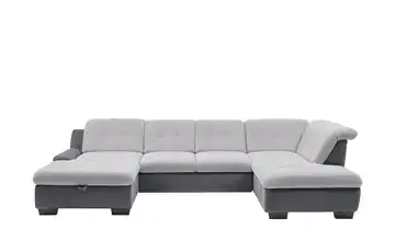 Lounge Collection Wohnlandschaft Davinci Silbergrau, Anthrazit rechts Erweiterte Funktion