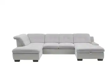 Lounge Collection Wohnlandschaft Davinci Silbergrau links Erweiterte Funktion