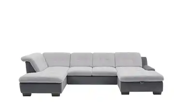 Lounge Collection Wohnlandschaft Davinci Silbergrau, Anthrazit links Erweiterte Funktion