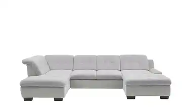 Lounge Collection Wohnlandschaft Davinci Silbergrau links Grundfunktion