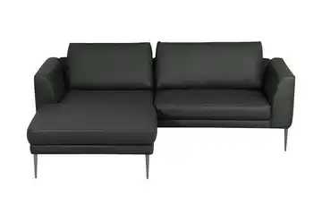 uno Ecksofa Savona links Schwarz