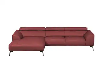 Ecksofa Atlanta Rot links Erweiterte Funktion