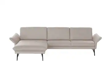 himolla Ecksofa Echtleder 1928 Beige Grundfunktion links