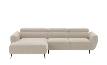 switch Ecksofa Allisson links Beige Erweiterte Funktion