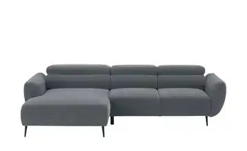 switch Ecksofa Allisson Grundfunktion Dunkelgrau links