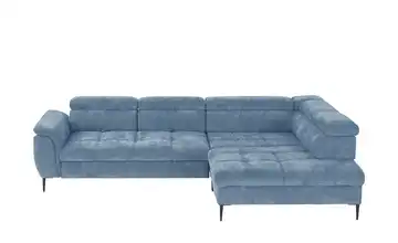 switch Ecksofa Denver rechts Grundfunktion Blau