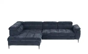 switch Ecksofa Denver links Grundfunktion Dunkelblau
