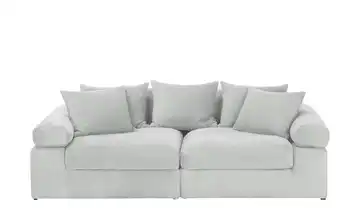 smart Big Sofa Lionore Hellgrau Cordstoff