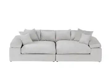 smart Big Sofa Lianea Silbergrau Chenille