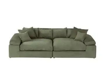 smart Big Sofa Lianea Grün Chenille