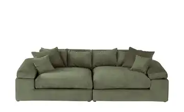 smart Big Sofa Lianea Grün Chenille