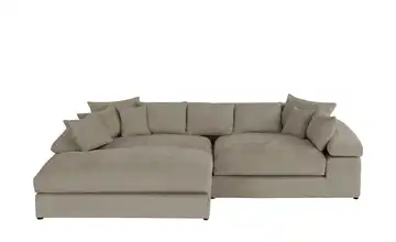 smart Ecksofa Lianea links Schlamm Chenille