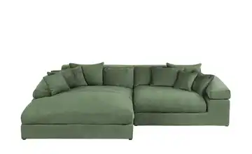 smart Ecksofa Lianea links Grün Webstoff